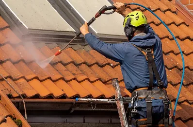 Démoussage et hydrofuge de toiture à Jaulges
